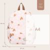 Sac à dos enfant Loving Days Coeurs rose et caramel (36 cm) Kidzroom Ambiance 7