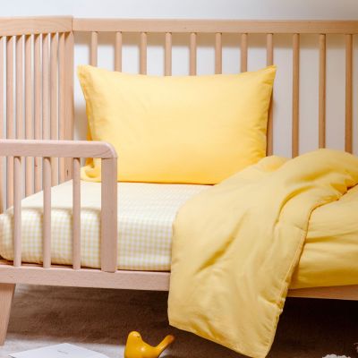 Taie d'oreiller pur coton bio Tournesol (40 x 60 cm)