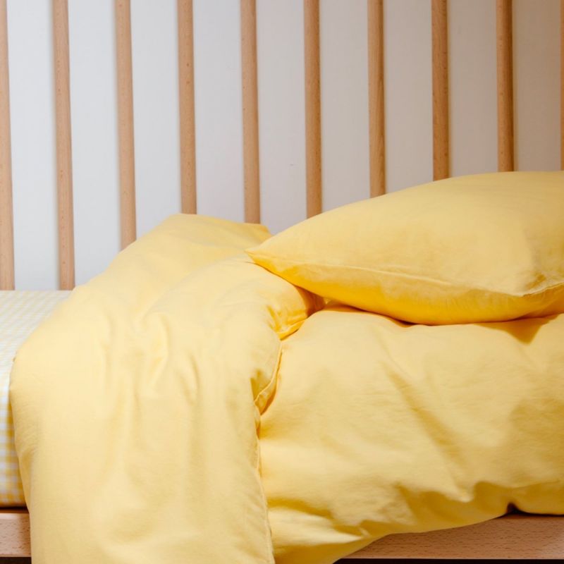 Taie d'oreiller pur coton bio Tournesol (40 x 60 cm) Kadolis Ambiance 4