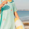 Poncho de plage Bleu Banana (60 x 60 cm) Quut Ambiance 4
