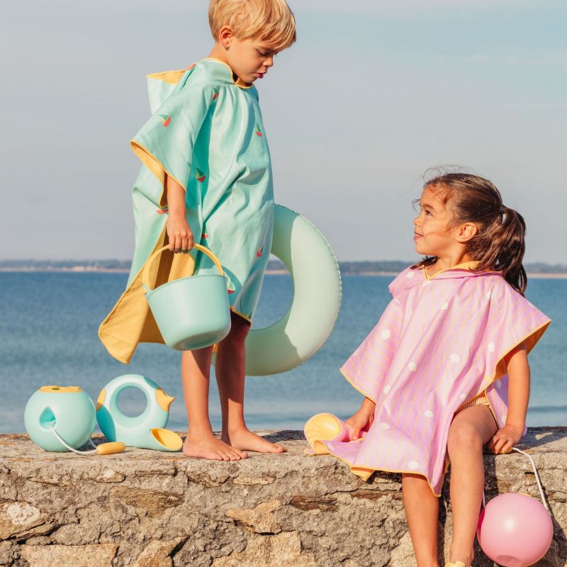Poncho de plage Bleu Banana (60 x 60 cm) Quut Ambiance 5