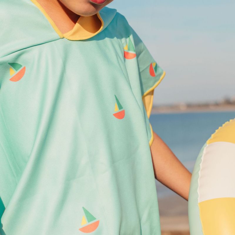 Poncho de plage Bleu Banana (60 x 60 cm) Quut Ambiance 6