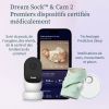 Pack Dream Sock + Cam2 rose poudré (0-18 mois)  par Owlet