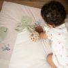 Tapis de jeu Animals Laurel Green-Warm Linen (75 x 95 cm) Baby's Only Ambiance 4