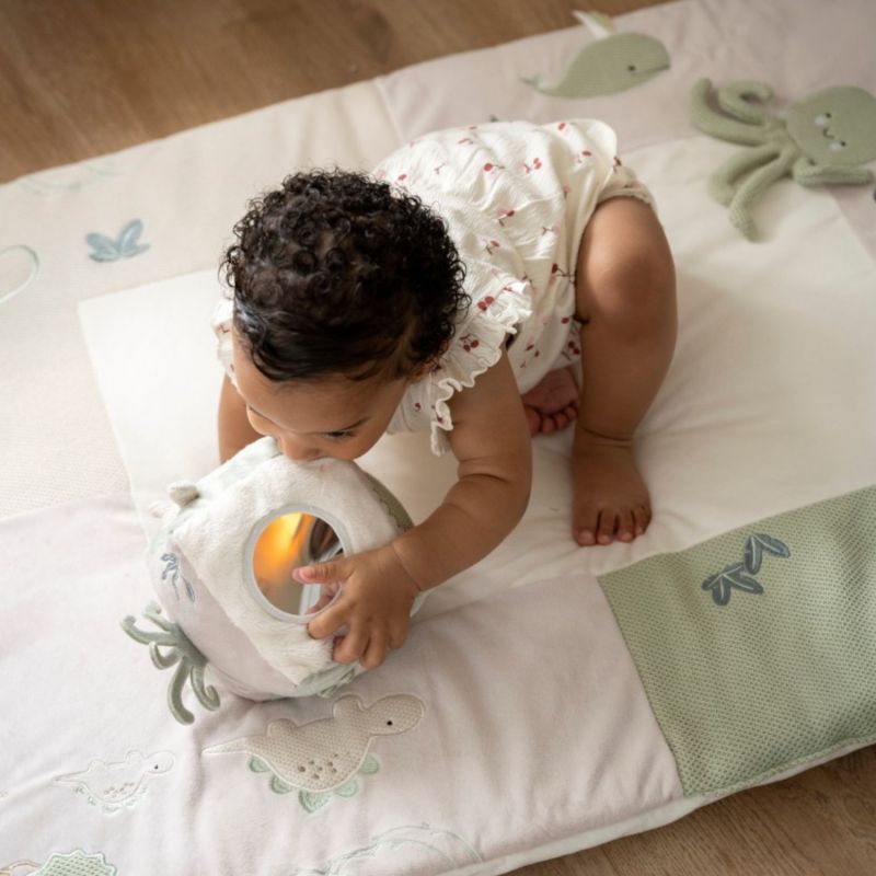 Tapis de jeu Animals Laurel Green-Warm Linen (75 x 95 cm) Baby's Only Ambiance 3