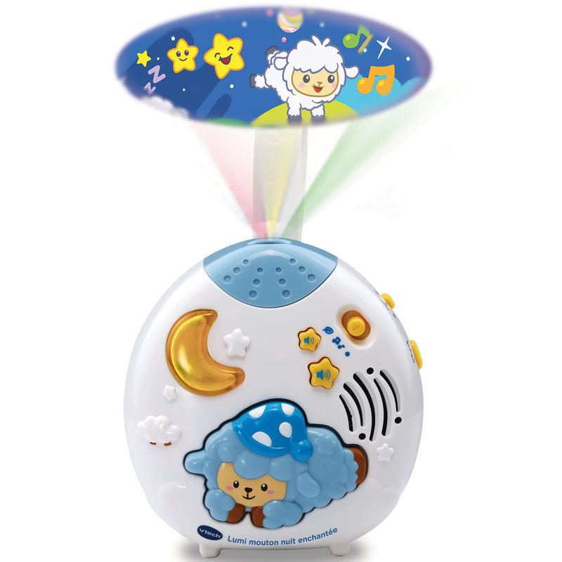 Veilleuse musicale à projection Lumi mouton nuit enchantée bleu VTech