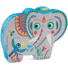 Puzzle éléphant d'Asie Haathee (24 pièces)  par Djeco