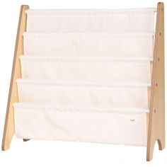 Bibliothèque en tissu recyclé Uni crème - 3 sprouts