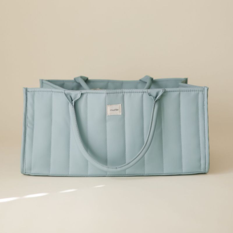 Panier à couches Roman Green Mushie Ambiance 5