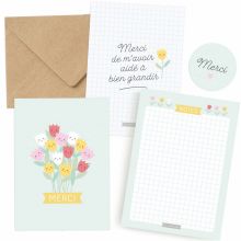 Kit cadeau Merci pour maîtresse / nounou / ATSEM  par Zü