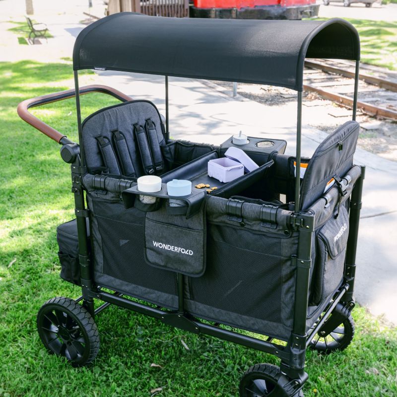 Plateau 2 en 1 pour chariot de transport enfant W4 Wonderfold Ambiance 9