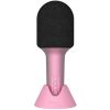 Microphone Bluethooth avec haut-parleur intégré Glitter rose Lalarma Produit 1