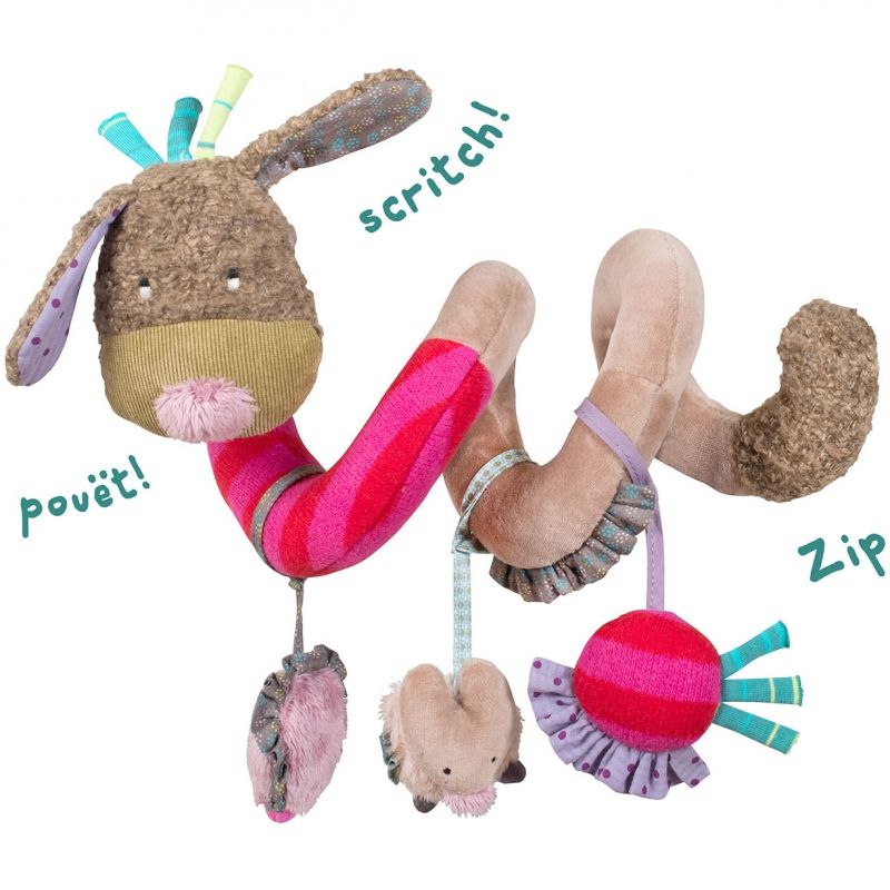 Spirale d'activités chien Jolis pas beaux Moulin Roty