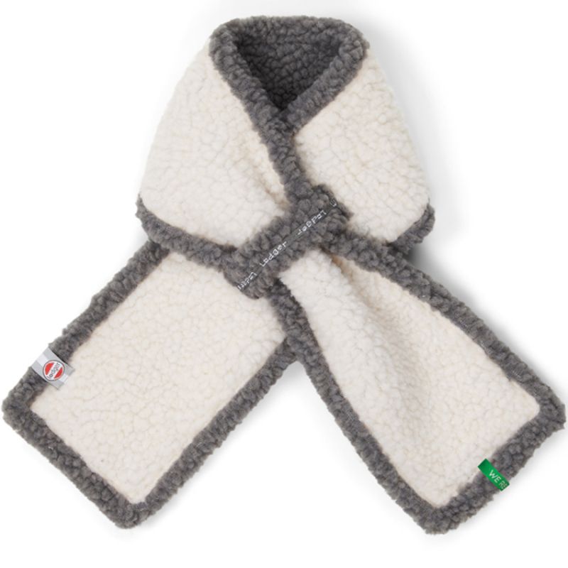 Écharpe écru et gris Teddy (0-12 mois) Lodger