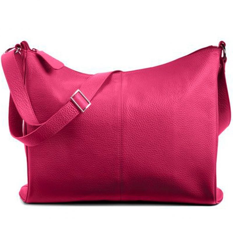 Sac à langer Le Montmartre cuir pivoine Angelcare