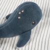 Doudou Baleine Nico (28x28 cm)  par Walking Mum