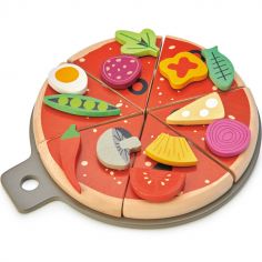 Pizza Bois Bébé, Aliments Dinettes Jouer Cuisine, Jeux de Rôle Jouet  Éducatif Éveil Montessori, Cadeau Créatif Anniversaire Journée