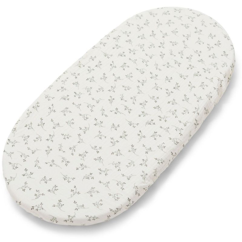 Drap housse pour couffin Olive Bloom (75 x 30 cm) Babyshower Produit 1
