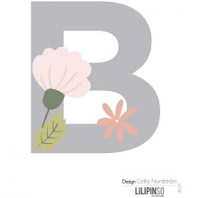 Lettre adhésive Bloom B  par Lilipinso