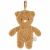 Variation Marron du produit Doudou attache sucette Teddy Ours Caramel de la marque Nattou