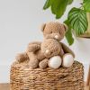 Peluche bébé Ours Teddy Caramel (24 cm) Nattou Ambiance 4