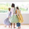 Sac à jouet 2 en 1 Noomad Original Vichy Yellow Play&Go Ambiance 6