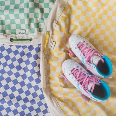 Sac à jouet 2 en 1 Noomad Original Vichy Yellow