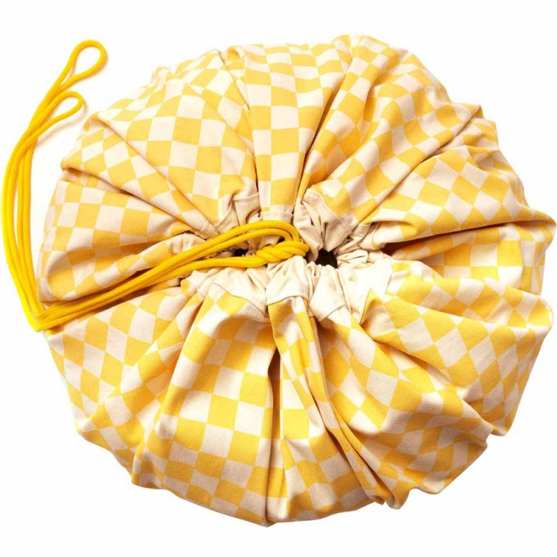 Sac à jouet 2 en 1 Noomad Original Vichy Yellow Play&Go Produit 3