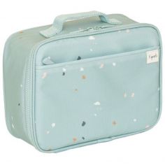 Lunch bag en tissu recyclé Terrazzo vert - 3 sprouts