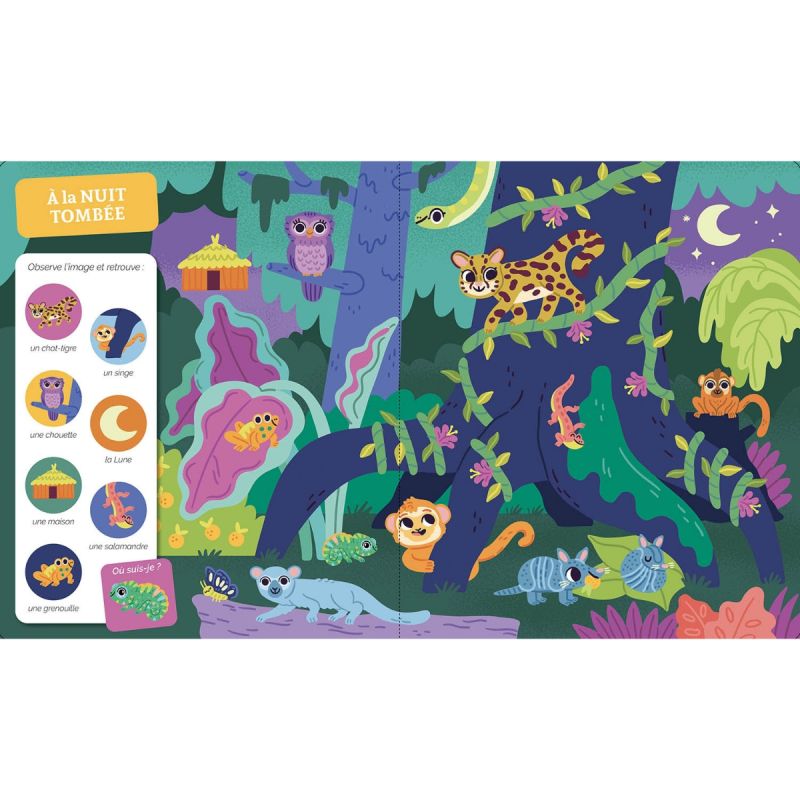 Livre Cherche et trouve des tout-petits La jungle et la savane Auzou Editions Produit ouvert 2