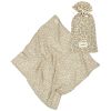 Lange en double gaze de coton Wabi-Sabi (70 x 70 cm) Light Green Yumiko Nobodinoz Packaging 3