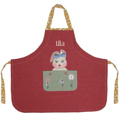 Tablier Tchikis 3 Lapin personnalisable (2-6 ans)