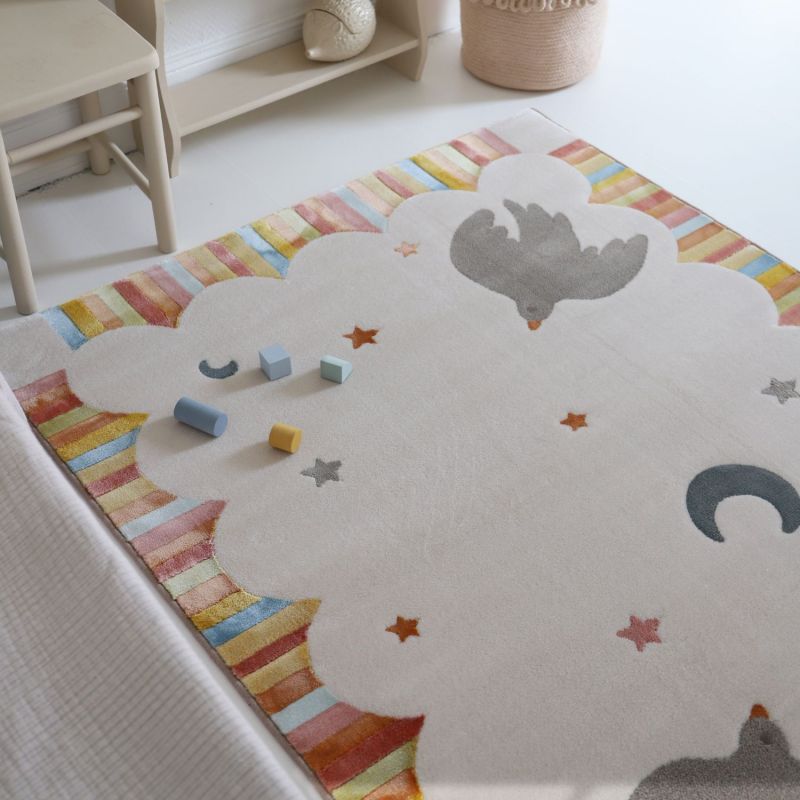 Tapis rectangulaire Dancing Birds (120 x 170 cm) Nattiot Ambiance 7