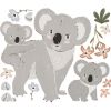 Stickers muraux Famille Koala (54 x 46 cm) - Lilipinso
