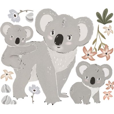 Stickers muraux Famille Koala (54 x 46 cm)  par Lilipinso
