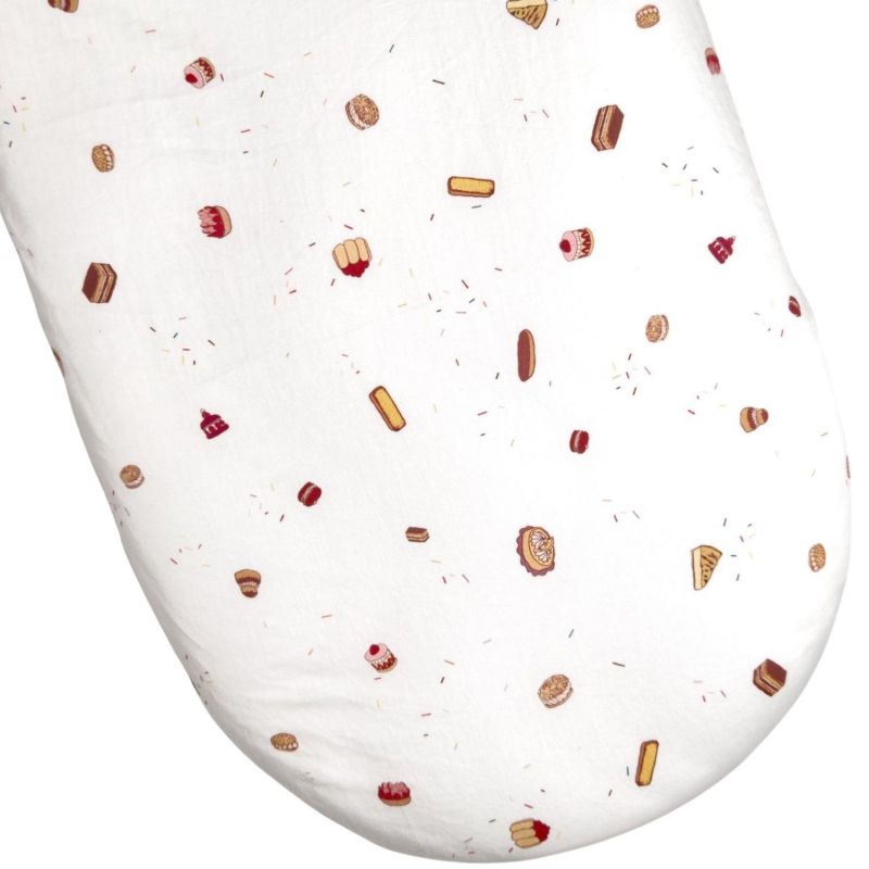 Drap housse en coton bio Gourmandises (76 x 30 cm) Kadolis Produit 1
