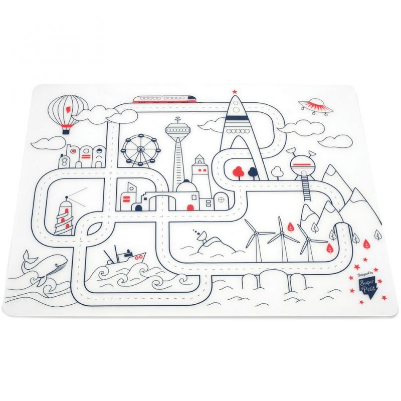 Set de table à colorier City Adventure Super Petit