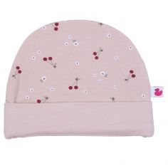 Bonnet de naissance en coton Cerise (1 mois) - BB & Co