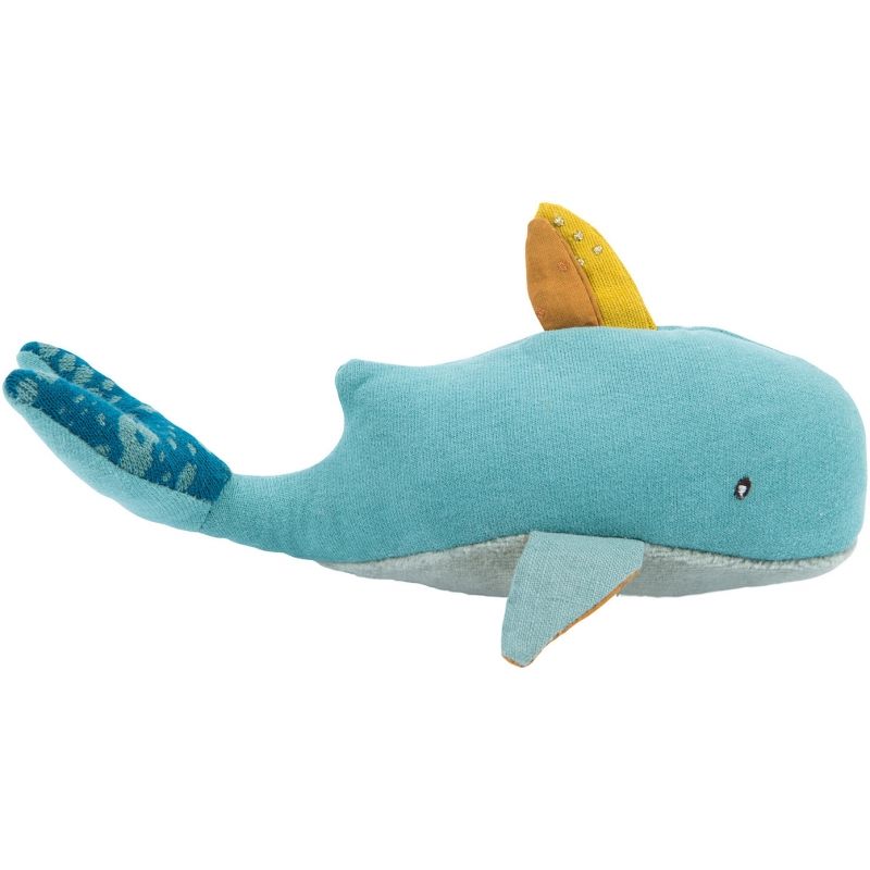 Hochet peluche baleine Jospéphine Le voyage d'Olga (18 cm) Moulin Roty