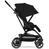 Poussette Compacte et Rotative Eezy S Twist+2 Châssis Noir et Siège Magic Black Cybex Produit 8