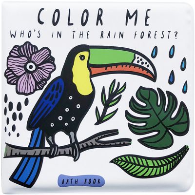 Livre de bain Qui est dans la forêt tropicale ? - Reconditionné Wee Gallery