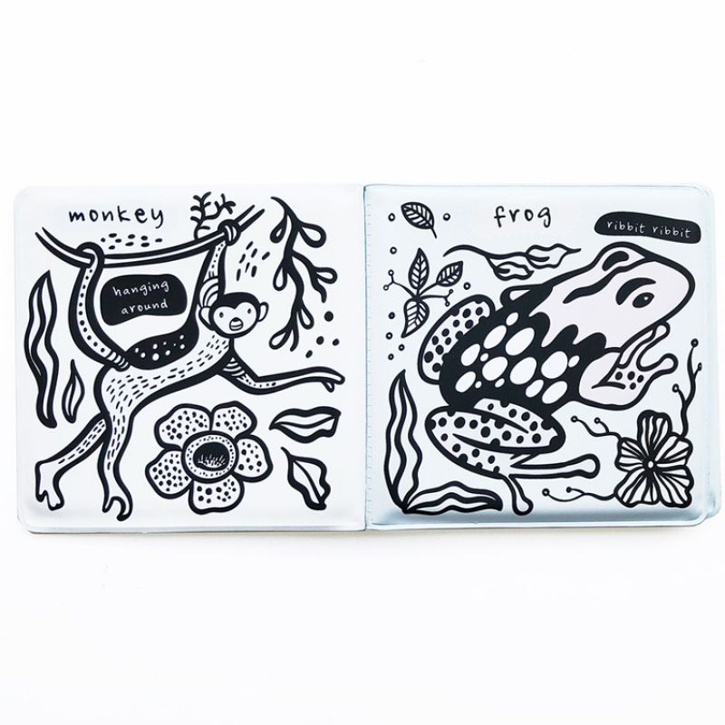 Livre de bain Qui est dans la forêt tropicale ? - Reconditionné Wee Gallery Produit 2