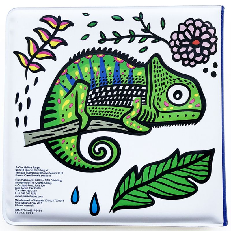 Livre de bain Qui est dans la forêt tropicale ? - Reconditionné Wee Gallery Produit 4