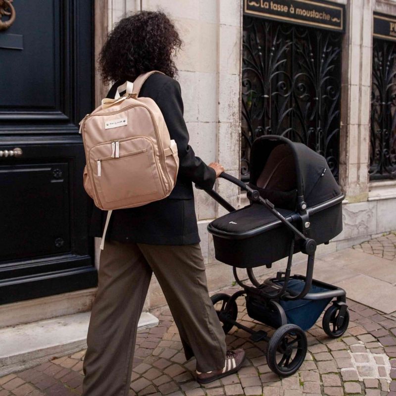 Sac à dos à langer Agathe Miel Baby On Board Ambiance 2