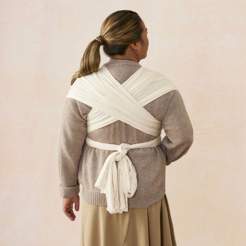 Echarpe de portage Aura Knit Cream Ergobaby Ambiance 8