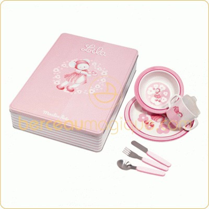 Coffret repas Lila Moulin Roty