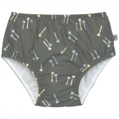 Maillot de bain couche Palmiers olive fonc (19-24 mois) - Lässig 