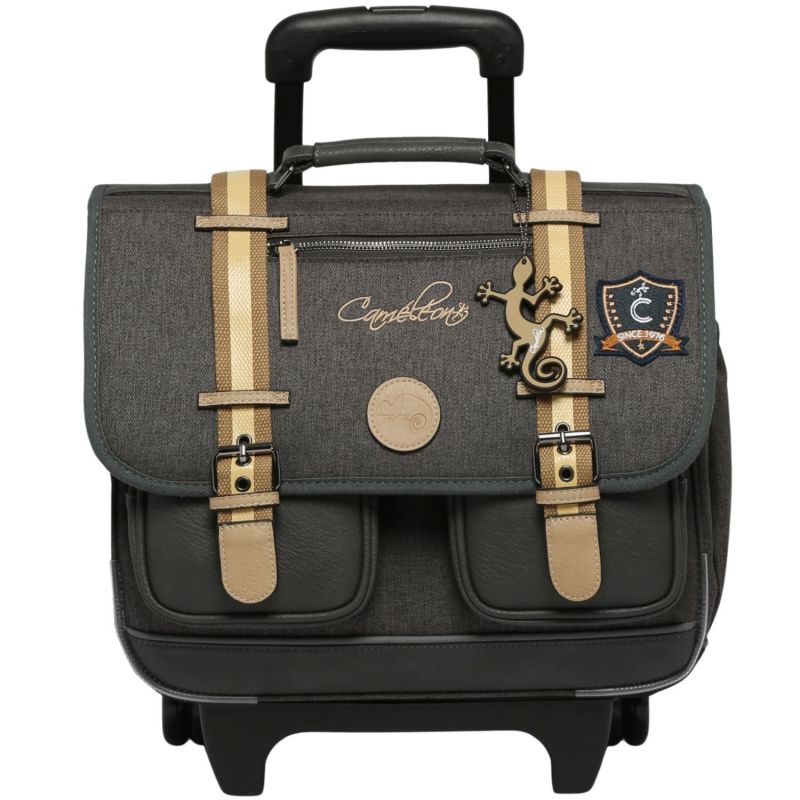 Cartable à roulettes Grey Badges (38 cm) Caméléon Produit 1
