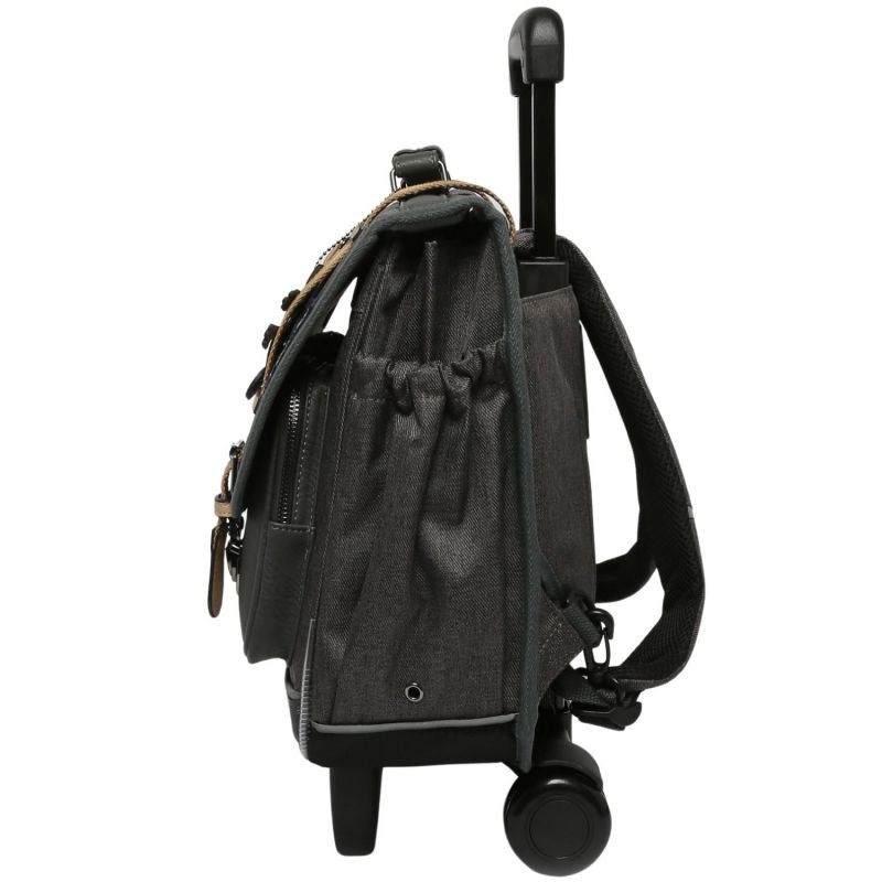 Cartable à roulettes Grey Badges (38 cm) Caméléon Produit 2