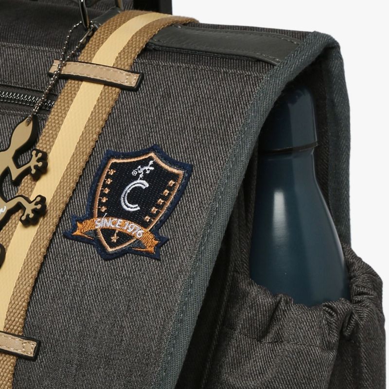 Cartable à roulettes Grey Badges (38 cm) Caméléon Produit 6